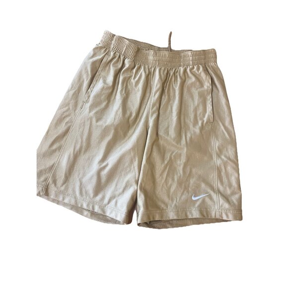 Nike Dazzle Shorts Mens Medium Gold 8" Inseam Basketball Gym Athletic - Picture 1 of 9